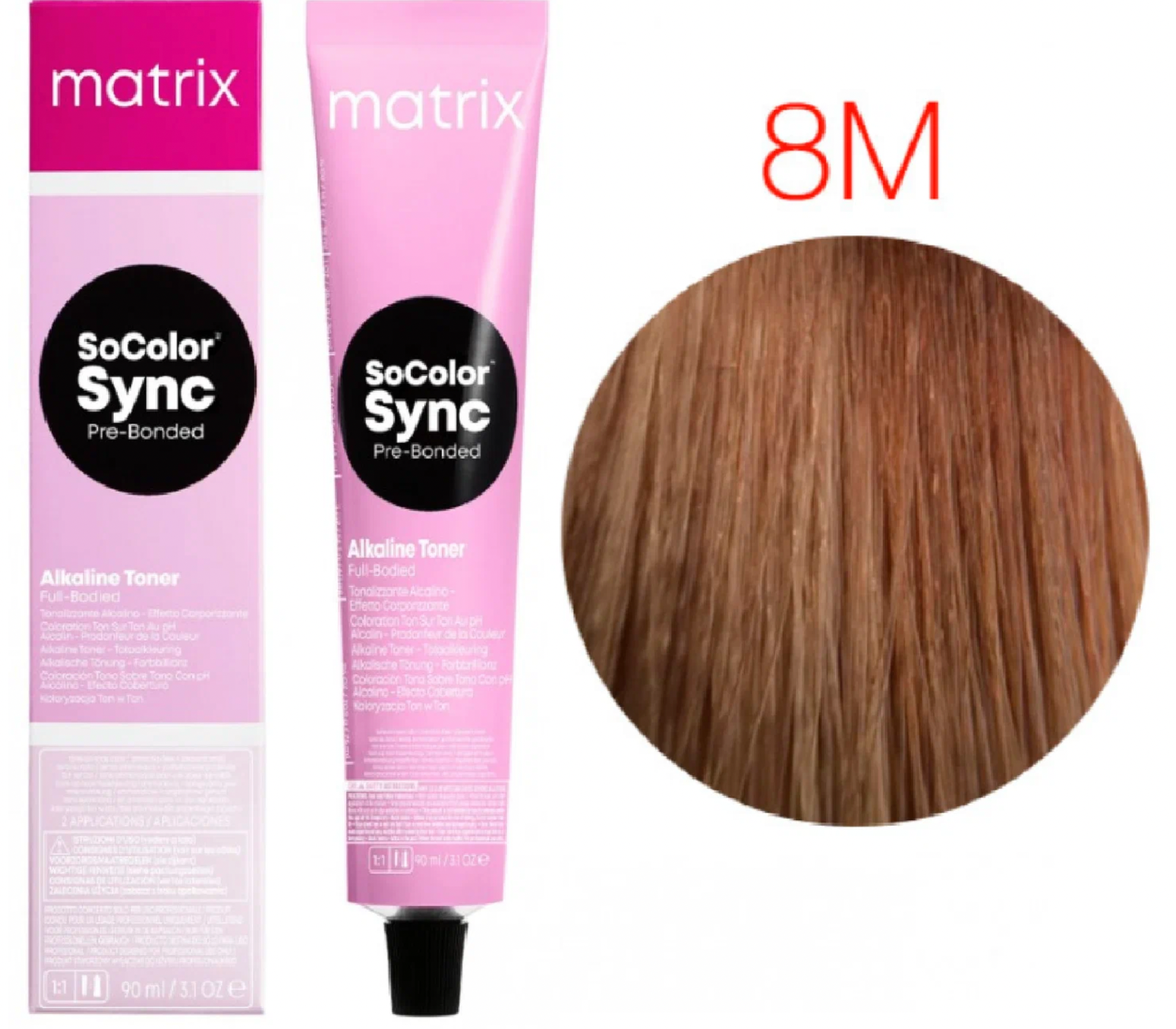 Matrix SoColor Sync краска для волос, 8M светлый блондин мокка, 90 мл