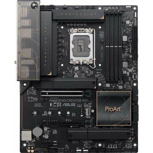 Материнская плата ASUS PROART B760-CREATOR WIFI Socket 1700 B760 4xDDR5 2xPCI-E 16x 1xPCI-E 1x 4xSATA III ATX Retail 90MB1FY0-M0EAY0 3197700₽