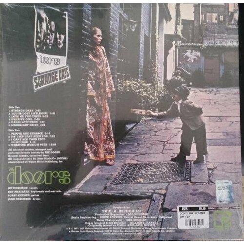 Doors, The ‎– Strange Days/ Vinyl, 12" [LP/180 Gram/Mono/Printed Inner Sleeve][50th Anniversary Edition](Remastered From The Original Mono Tapes, Reissue 2017)