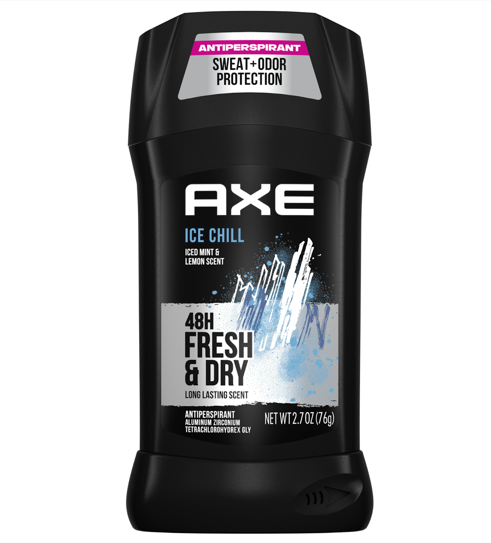 Акс / Axe Ice Chill - Дезодорант-стик мужской Fresh&Dry 48ч iced mint&lemon scent 76 г