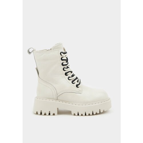 фото Ботинки mario berlucci, размер 36, бежевый