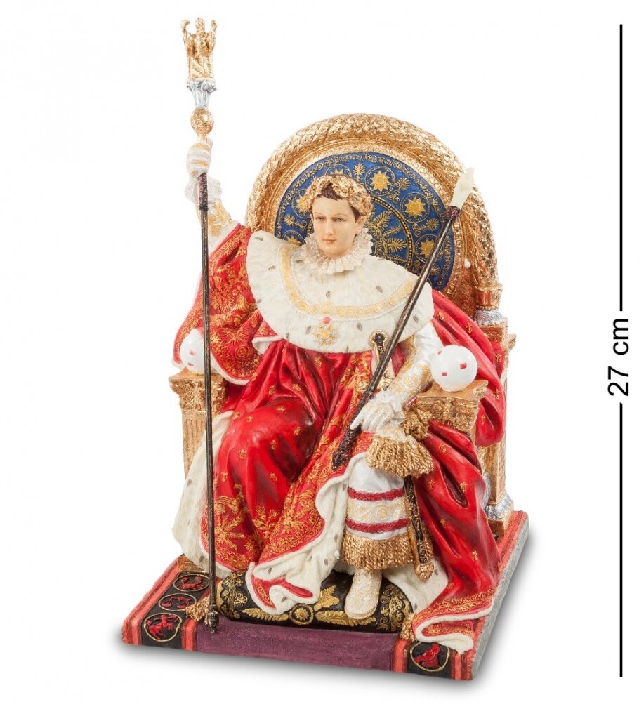 Статуэтка Veronese "Наполеон на императорском троне" WS-726
