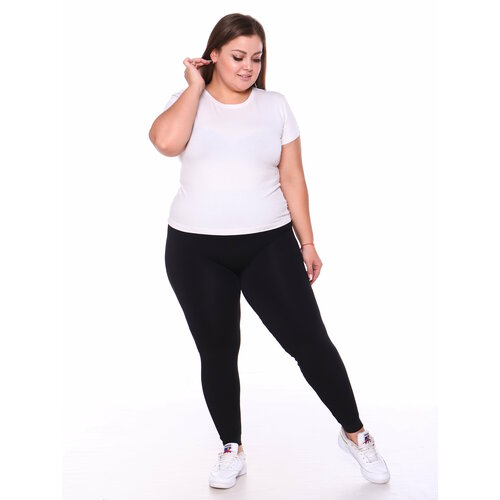 Легинсы  НОВЫЙ ПРИКИД, размер 58, черный