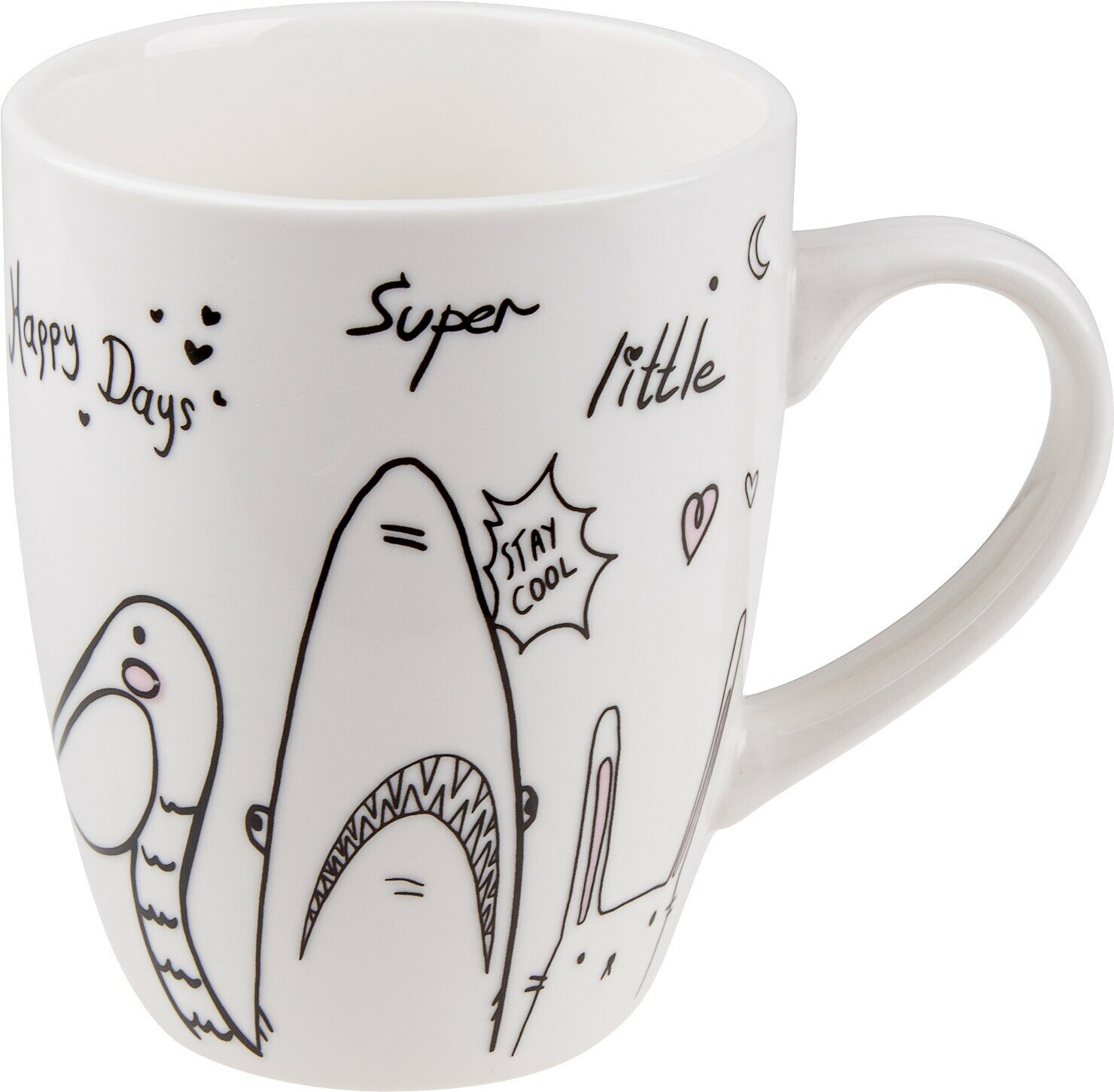 Кружка керамическая PERFECTO LINEA Funny Animals-4 360 мл 30-063224