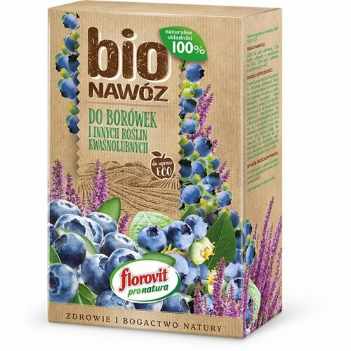 Florovit pro natura bio гранулированное удобрение для голубики и других кислотолюбивых растений, 1 кг