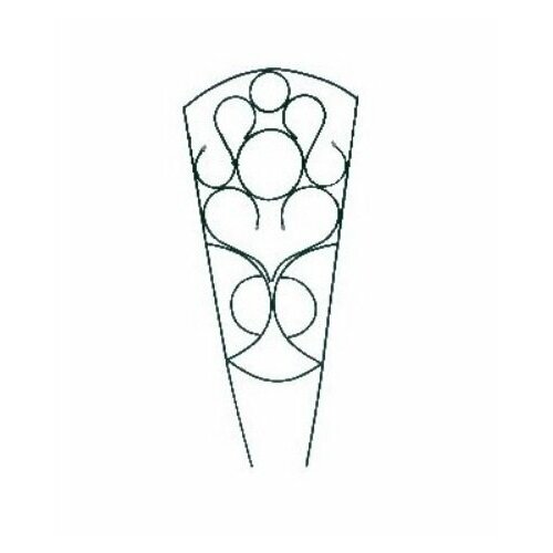 Шпалера садовая декоративная Букет h-1.9 м (5 штук), металлическая в ПВХ оболочке d10 мм
