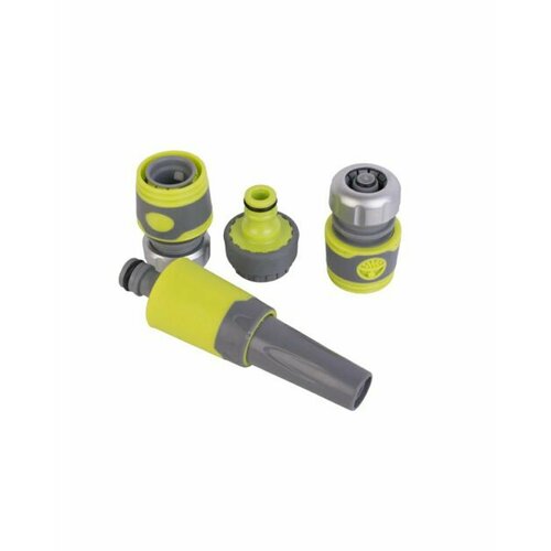 Насадка с регулятором напора с коннекторами и адаптером для шланга 3/4 LYM5815FZ LISTOK NEW