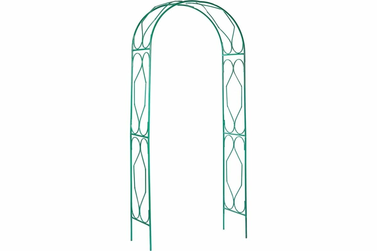 Большая разборная арка ООО Ярмарка-Тверь Ромб зеленая, труба диам. 16 и 10 мм Т1017