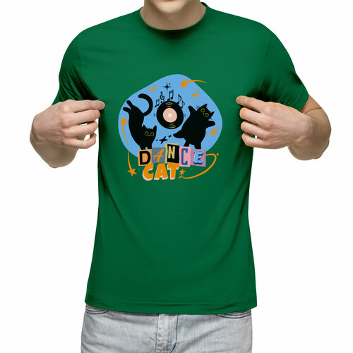 фото Футболка us basic, размер 2xl, зеленый