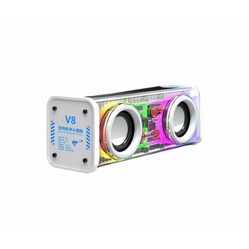 Прозрачные колонки RGB портативный Bluetooth бас беспроводное аудио от GadFamily 229000₽