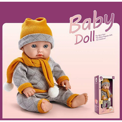 Кукла - пупс BABY DOLL в коробке для девочек, дочки-матери, кукла ребенок 30см, W12T-03A baby doll кукла пупс реалистичная 30 см