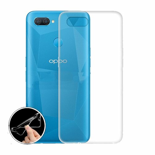 Чехол задняя-панель-накладка-бампер MyPads Tocco для OPPO A12 / A7 ультра-тонкий из мягкого силикона прозрачный чехол задняя панель накладка бампер mypads tocco для oppo k10 ультра тонкий из силикона прозрачный