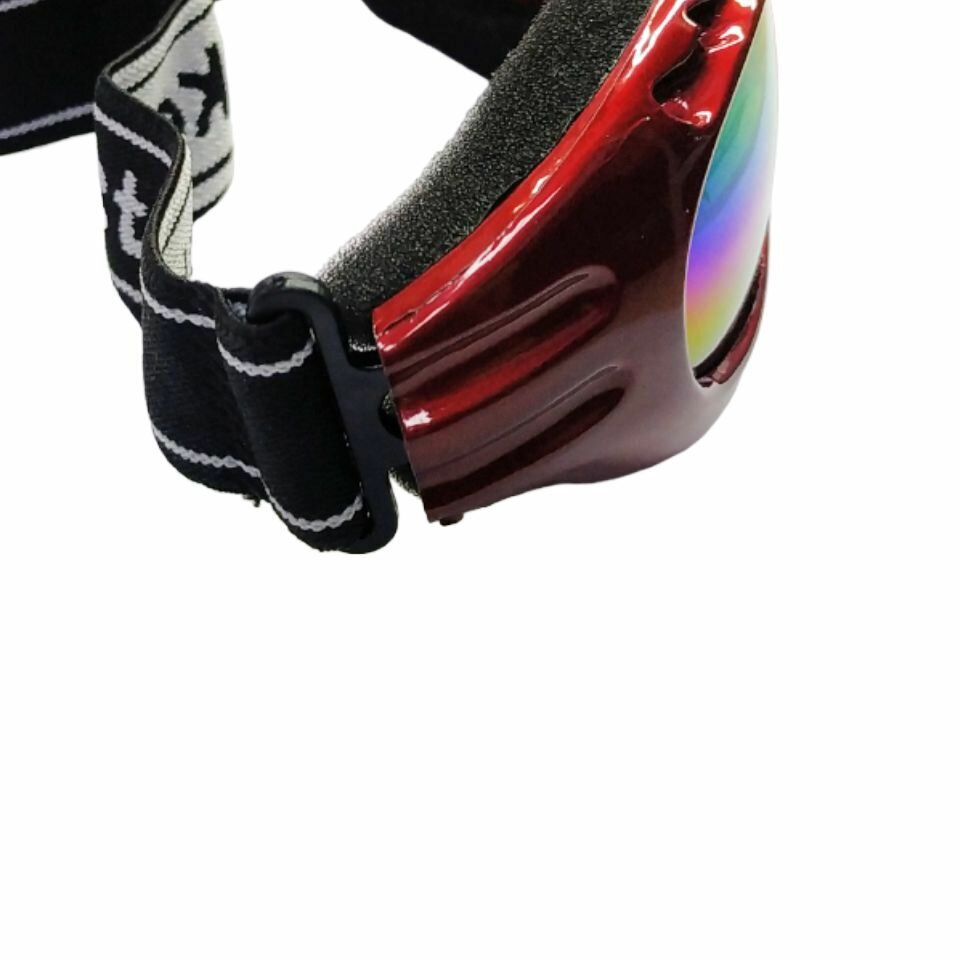 Очки SD-886 линзы тёмные оправа красная цельная (max защита UV-400) Koestler