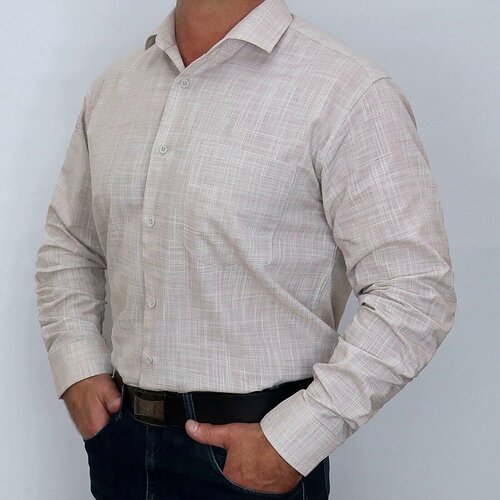 фото Рубашка westhero, размер 4xl, бежевый