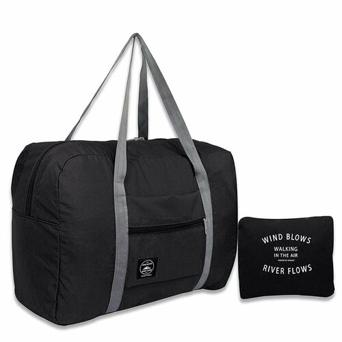 фото Сумка дорожная , ручная кладь, черный wind blows