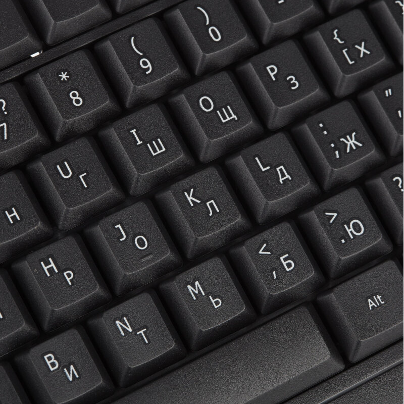Клавиатура ProMega E-KB721 черная USB 104кн