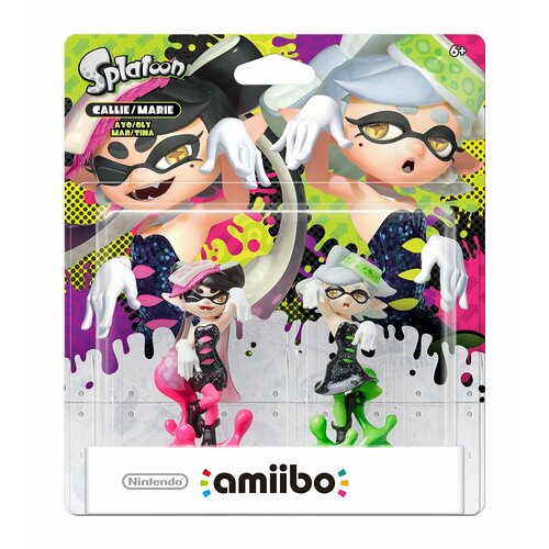 Фигурки Amiibo Splatoon Callie & Marie - Ayo & Oly (Squid Sisters Set Calamazones) фигурка amiibo marie splatoon series