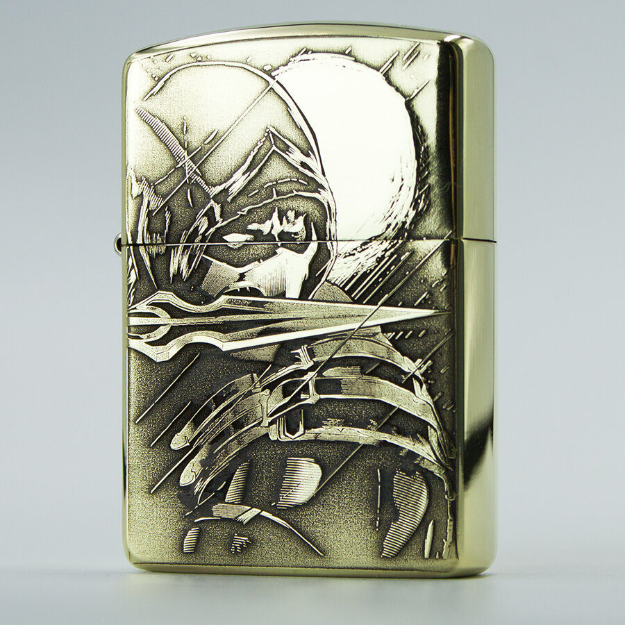 Зажигалка бензиновая Zippo Armor с гравировкой Scorpion - фотография № 2