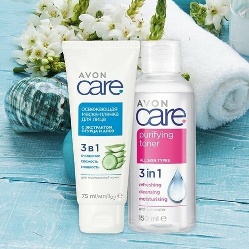 Набор для лица Avon Care: маска, тоник