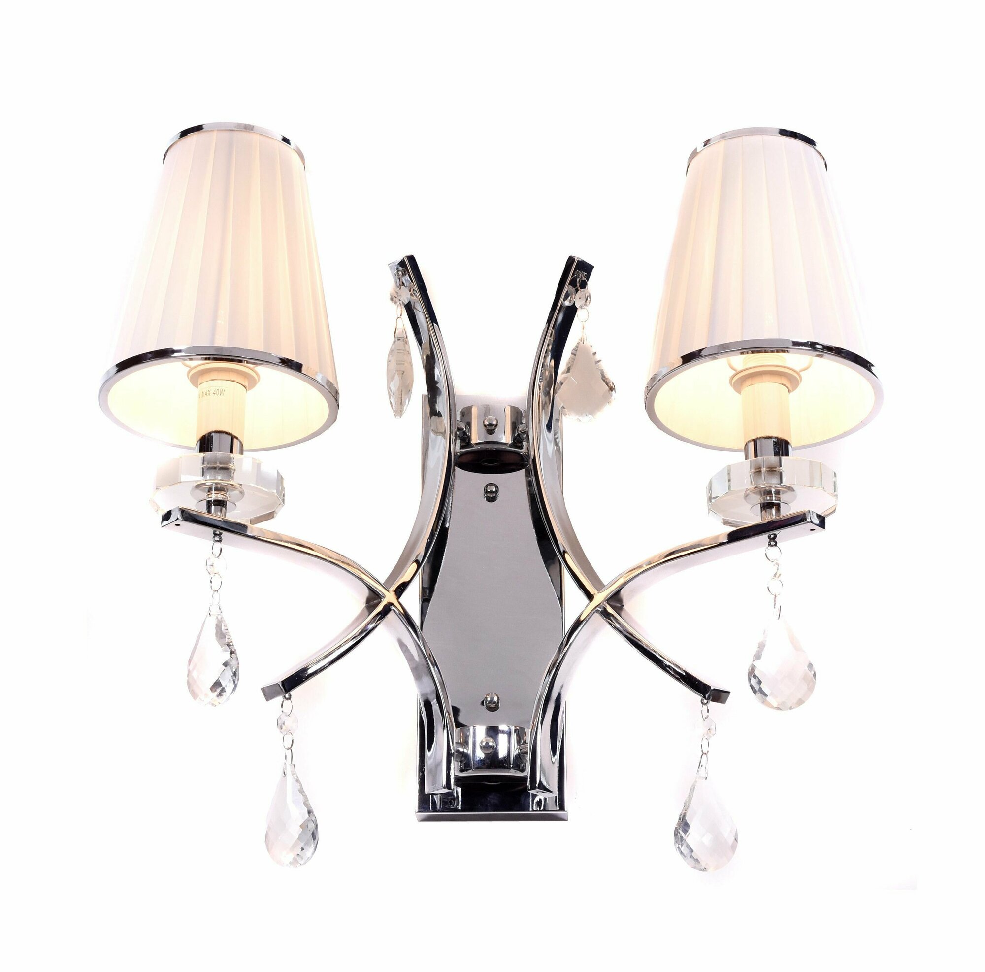 Бра Lumina Deco GLAMOUR LDW 66247-2 WT+CHR - фото №4