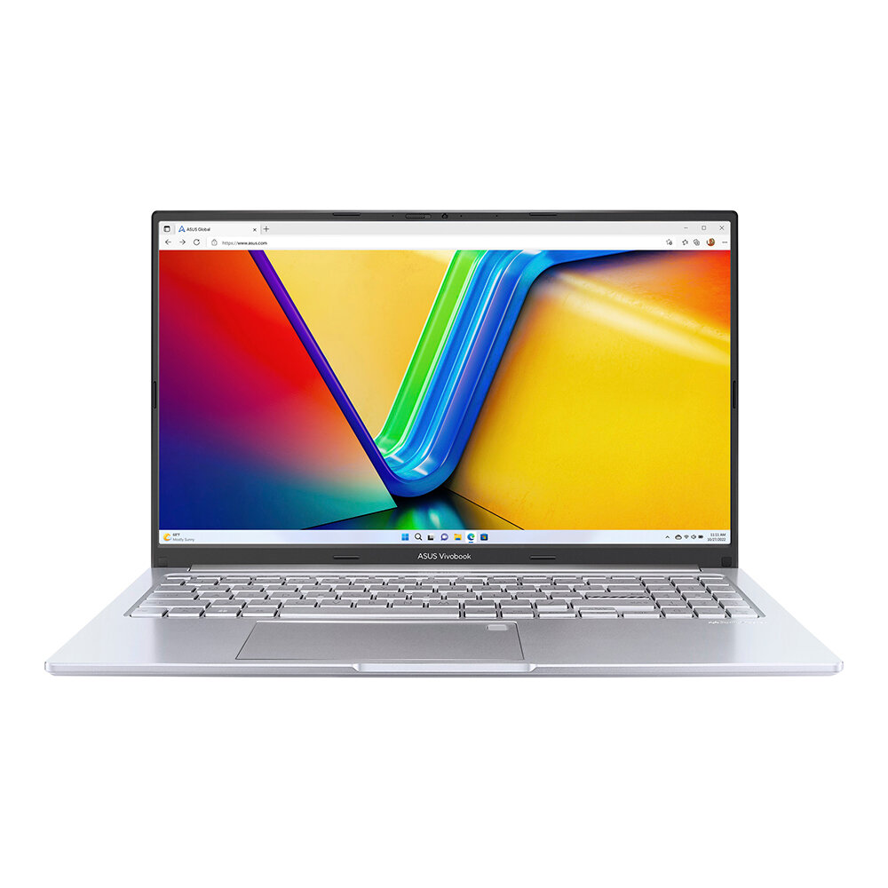 Ноутбук ASUS Vivobook 15 OLED X1505VA-MA144, 15.6" (2880x1620) OLED 120Гц/Intel Core i5-13500H/16ГБ DDR4/1ТБ SSD/Iris Xe Graphics/Без ОС, серебристый (90NB10P2-M005Y0)