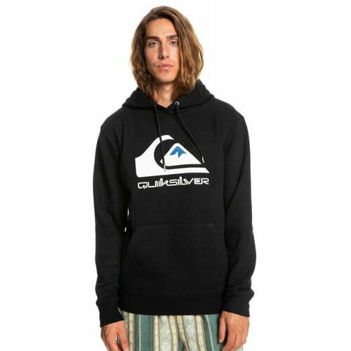 Толстовка Quiksilver big logo, размер L, черный