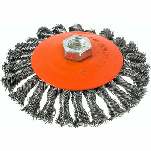 Россна Кордщётка для МШУ радиальная витая с наклоном 125мм М14 Р860657
