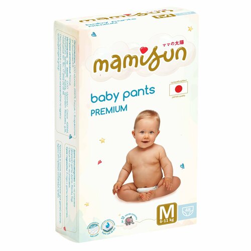 Подгузники-трусики детские Mamisun, размер: М (6-11кг), 48 шт