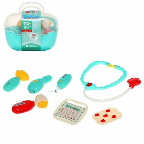 Игровой набор Доктор 7 предметов в чемоданчике 1350₽