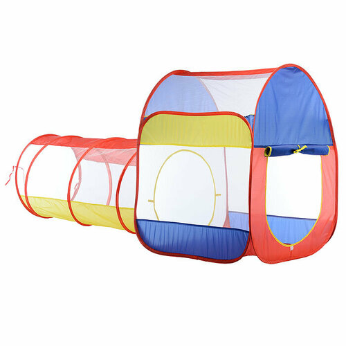 Игровая палатка Oubaoloon с тоннелем, в сумке (JY1715-4) детская игровая палатка с тоннелем 999 148 230х78х91см