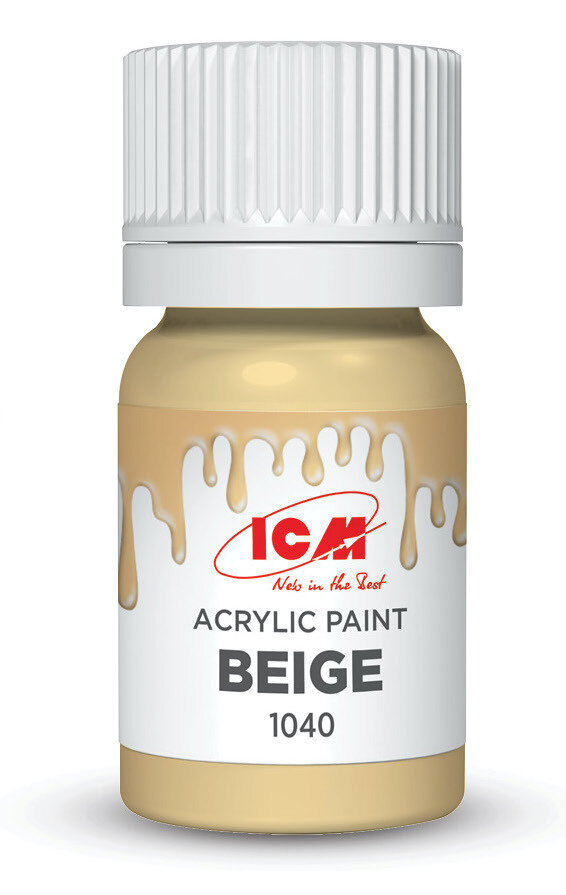 ICM Краска акриловая Бежевый (Beige) 12 мл C1040