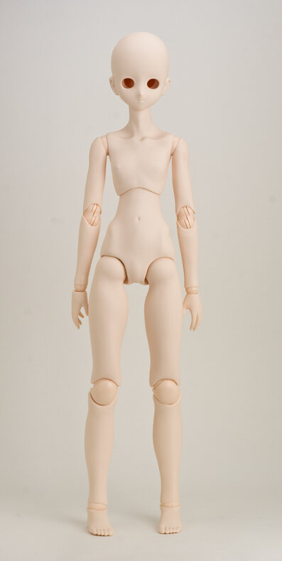Женское тело Obitsu 48 cm Whity (Обицу белое, матовая кожа, для кукол Доллмор 48 см)