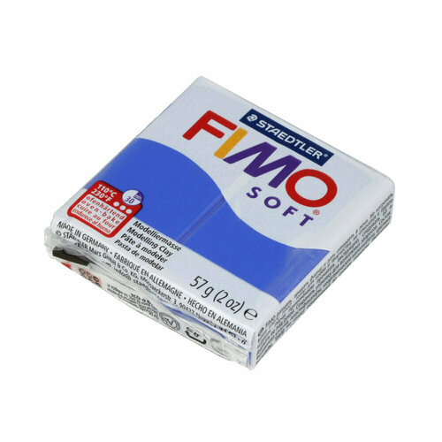 FIMO Soft полимерная глина 57 г 8020-33 блестящий синий