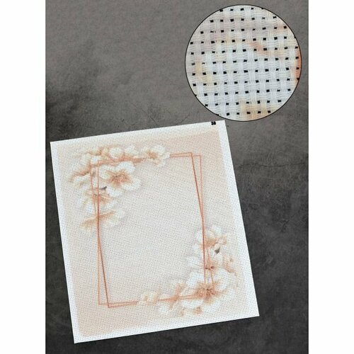 Наследие Канва цветная «Цветы жасмина №11» 30 x 26 см.