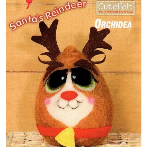 Santa's Reindeer #4215 Orchidea Набор - валяние 8 x 12 см
