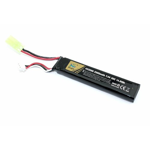 Аккумулятор Li-Pol 7.4V 452096 2000mAh разъем mini Tamiya plug