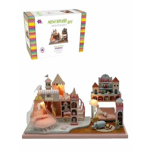 MiniHouse Замок принцессы S2231 интерьер в миниатюре hobby day известные кафе мира сaffe demel pc2111