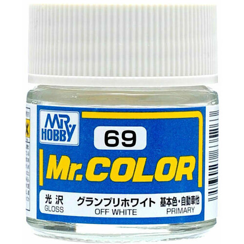 MR.HOBBY Mr.Color Off White глянцевый, Краска акриловая, 10мл