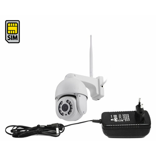 4G уличная IP-камера 5Mp ЛинкNC 59G 10X-8G 5MP RUS F1672EU купольная поворотная c 10-кратным оптическим зумом и автофокусом Запись на SD кар 1712600₽