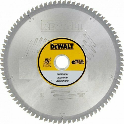 Пильн. диск EXTREME п/алюм. 216/30 48 TCG -5° DeWalt dewalt пильн диск extreme п дер 165 20 1 65 40 wz 18°