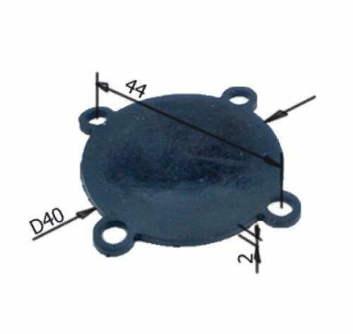 Мембрана для реле-автоматики на компрессор, размер L-43мм, S-2мм. — фото 1