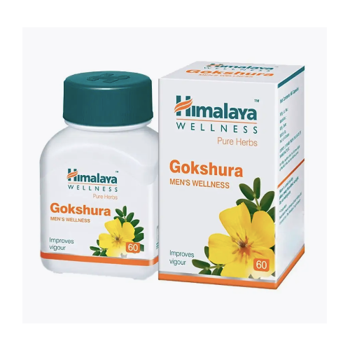 Таблетки Гокшура Хималая Хербалс (Gokshura Himalaya Herbals) для улучшение сексуального желания и эректильной дисфункции, 2х60 таб.