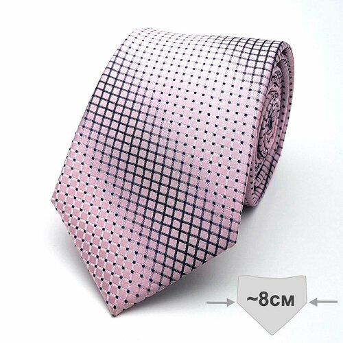 Галстук , розовый/черный