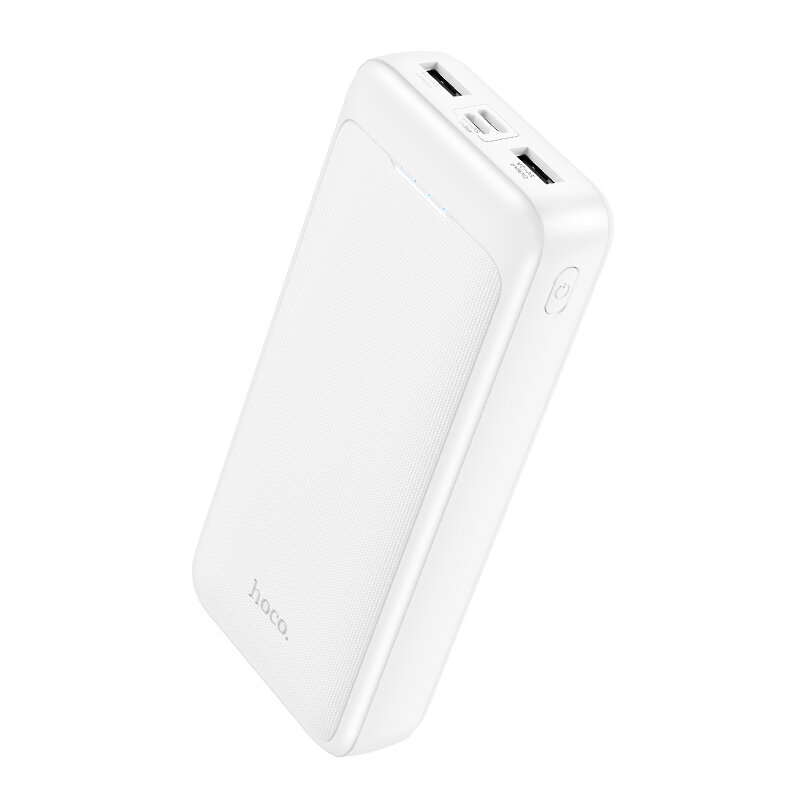 Внешний аккумулятор 20000mAh 2USB 2.0A Hoco J111A White