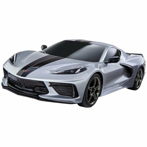 Радиоуправляемая модель туринг Traxxas 4-TEC 3.0 C8 Corvette 4WD RTR 1к10 TQi (TRA93054-4-SLVR) радиоуправляемая модель монстр traxxas revo 3 3 4wd rtr 1к10 tra53097 3 r