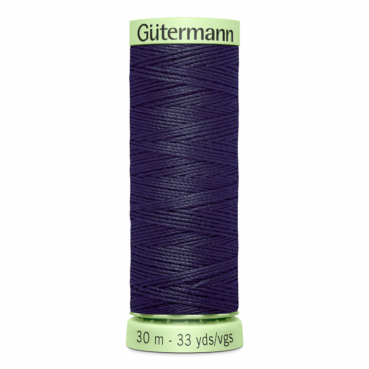 Нитки швейные Top Stitch 30/30 м для декоративной отстрочки, 100% полиэстер, Gutermann 744506 (387 чернильно-черный), 5 шт