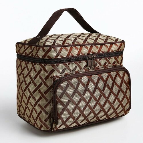 фото Косметичка бежевый, коричневый roomlandia