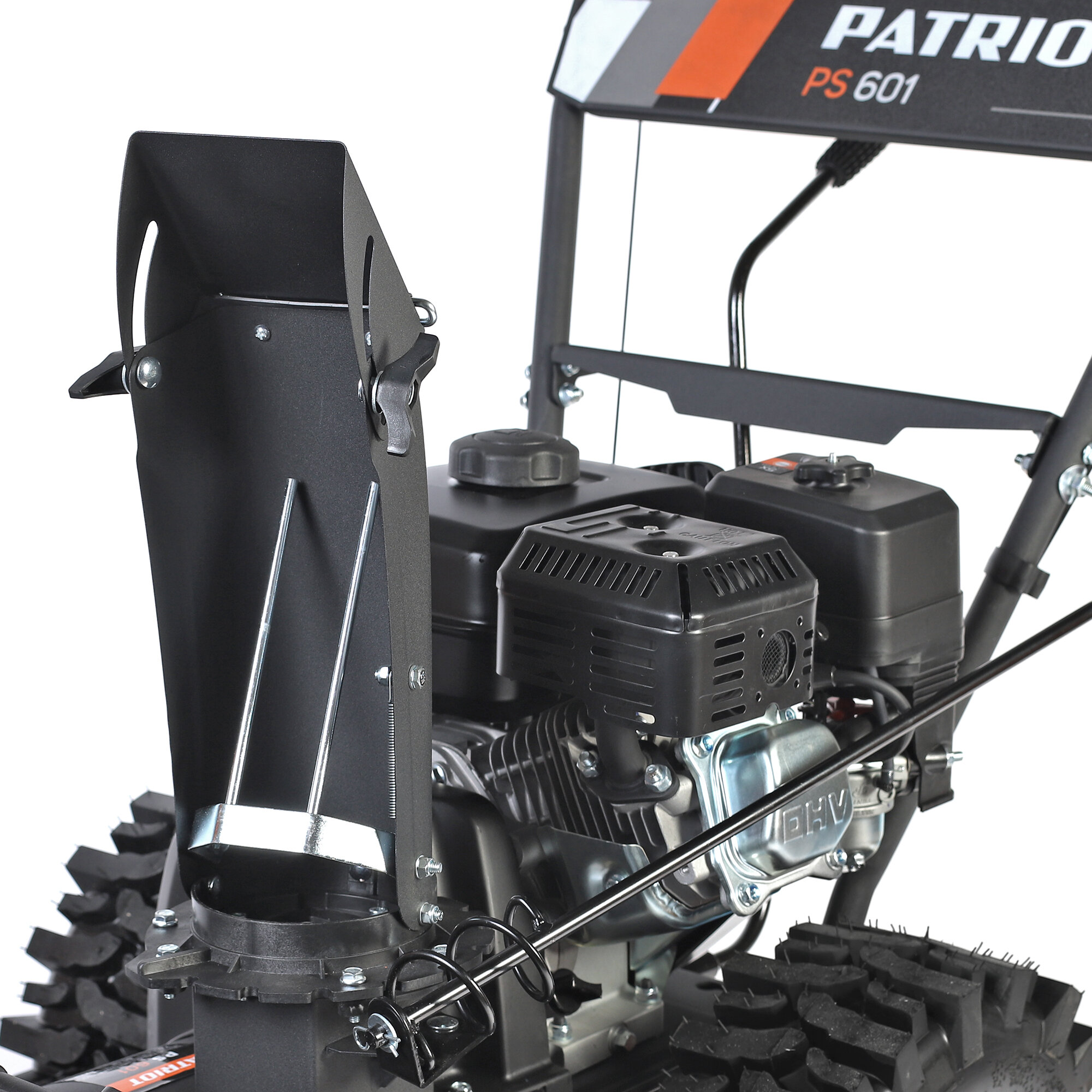 Снегоуборщик PS 601 7 л. с. стартер ручной ковш 66см колеса Winter Extreme 14х5.50-6; PATRIOT 426108601 — фото 16