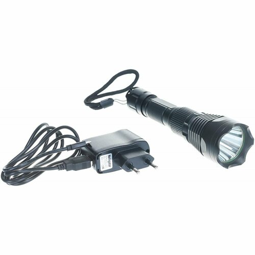 Фонарь Navigator NPT-P02-18650, алюминий, профессиональный, CREE LEDx10Вт, Li-ion 2.4 A/h 61092