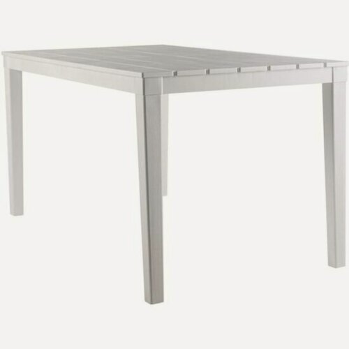 Изображение товара Стол пластиковый Элластик-пласт "Прованс" прямоугольный(белый)